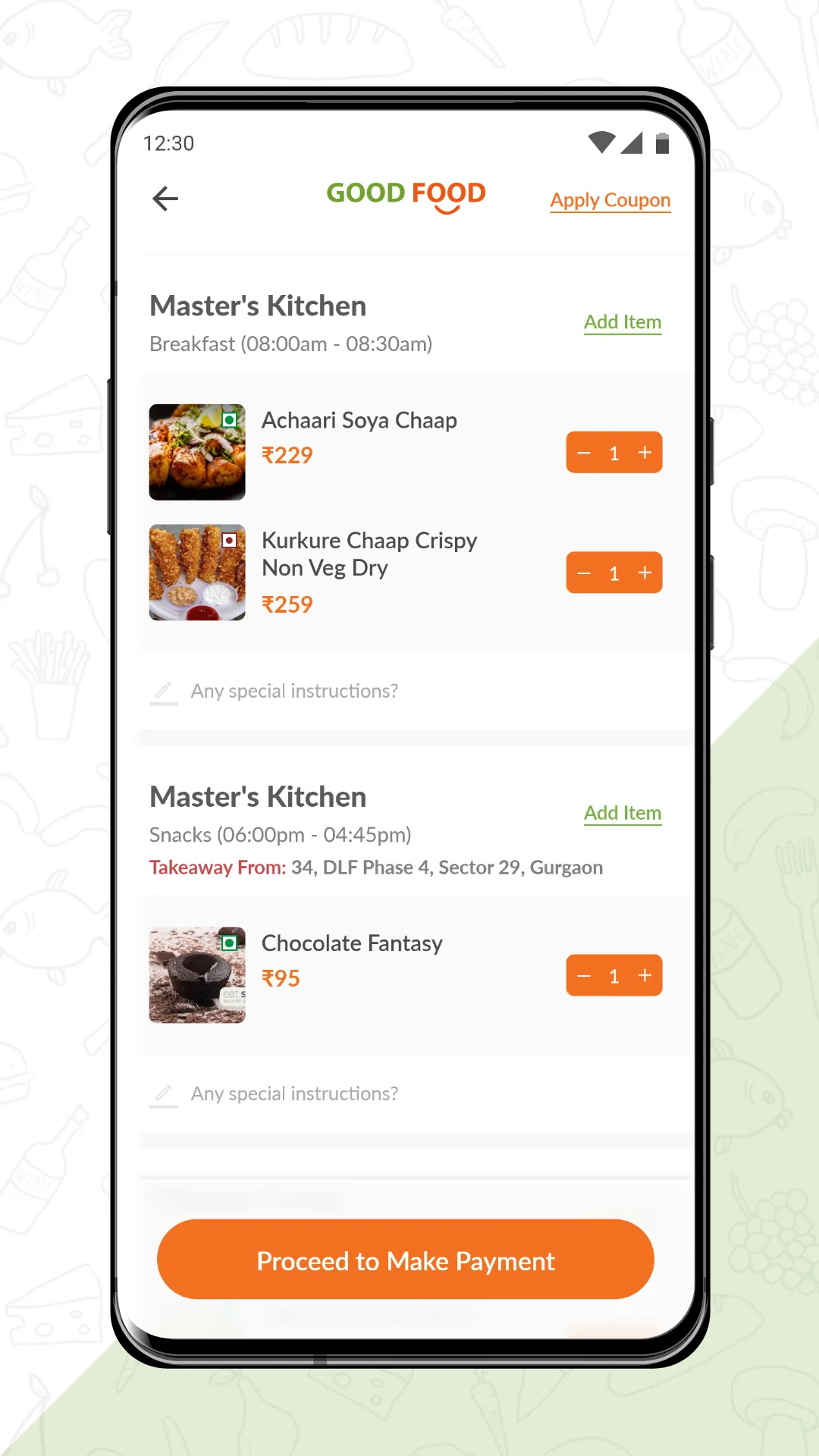 App GOOD FOOD - Home Food | Indus Appstore | Screenshot