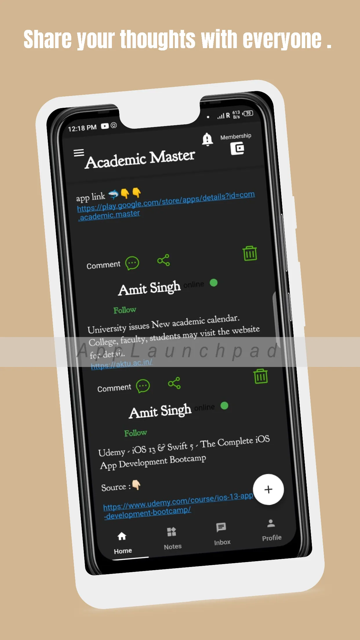 Academic Master-Aktu notes,pap | Indus Appstore | Screenshot