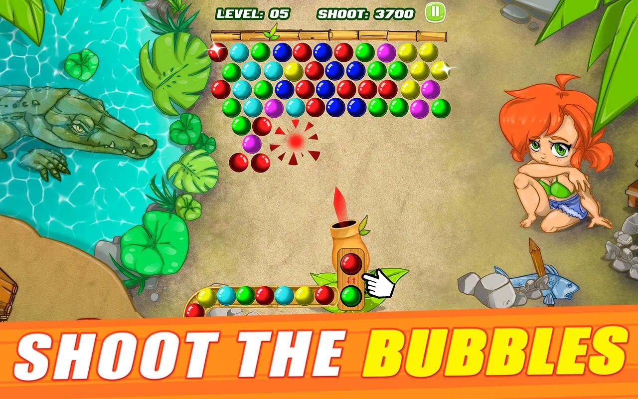 Jungle Shooter Bubble Mania | Indus Appstore | Screenshot