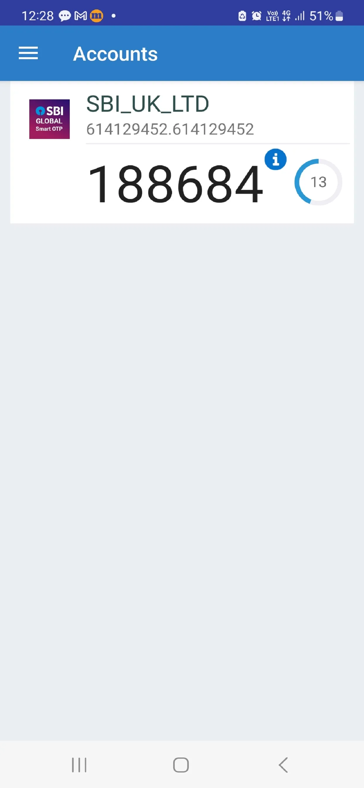 SBI Global Smart OTP | Indus Appstore | Screenshot