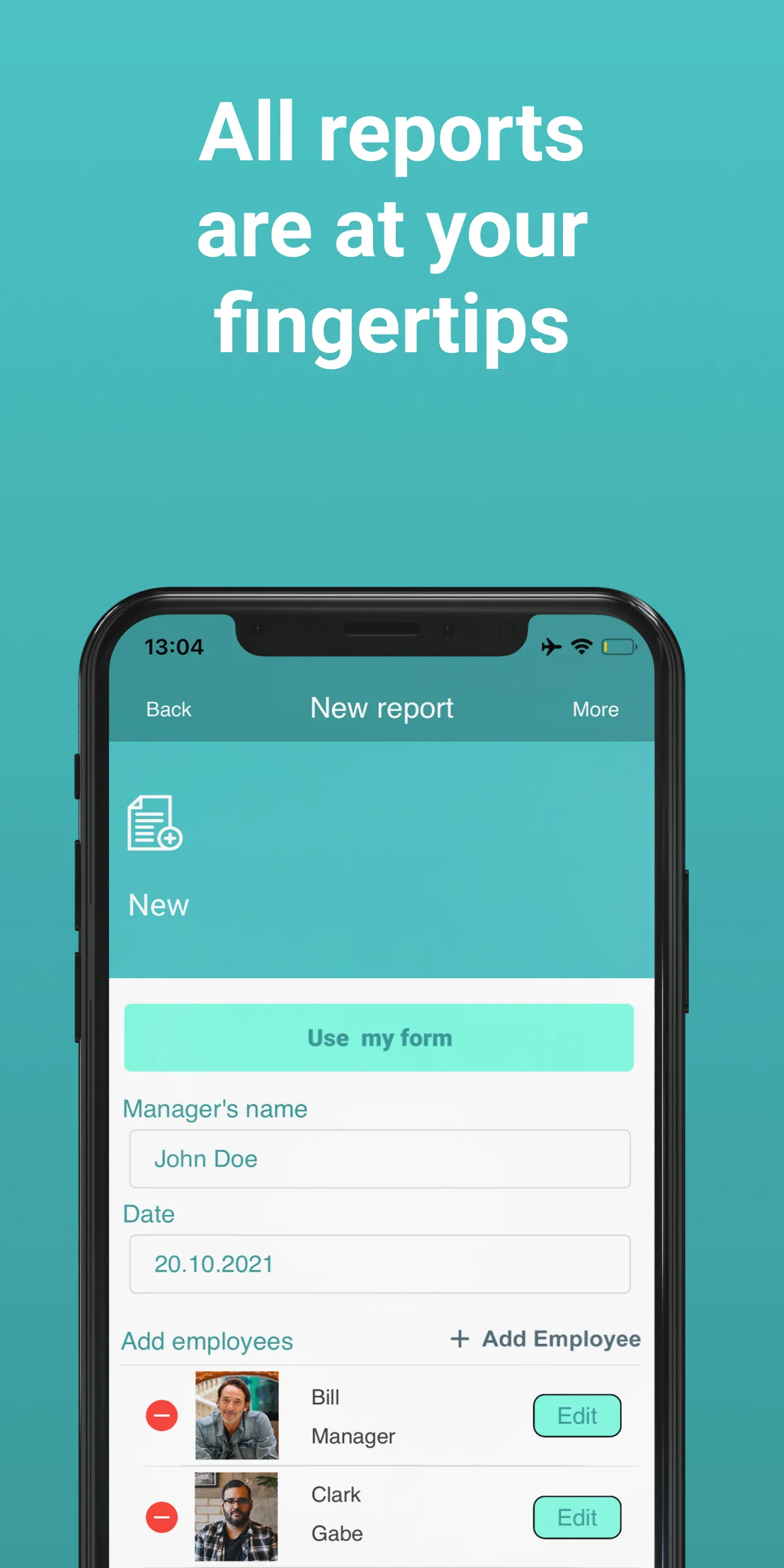 Daily Activity&Time Reporting | Indus Appstore | Screenshot