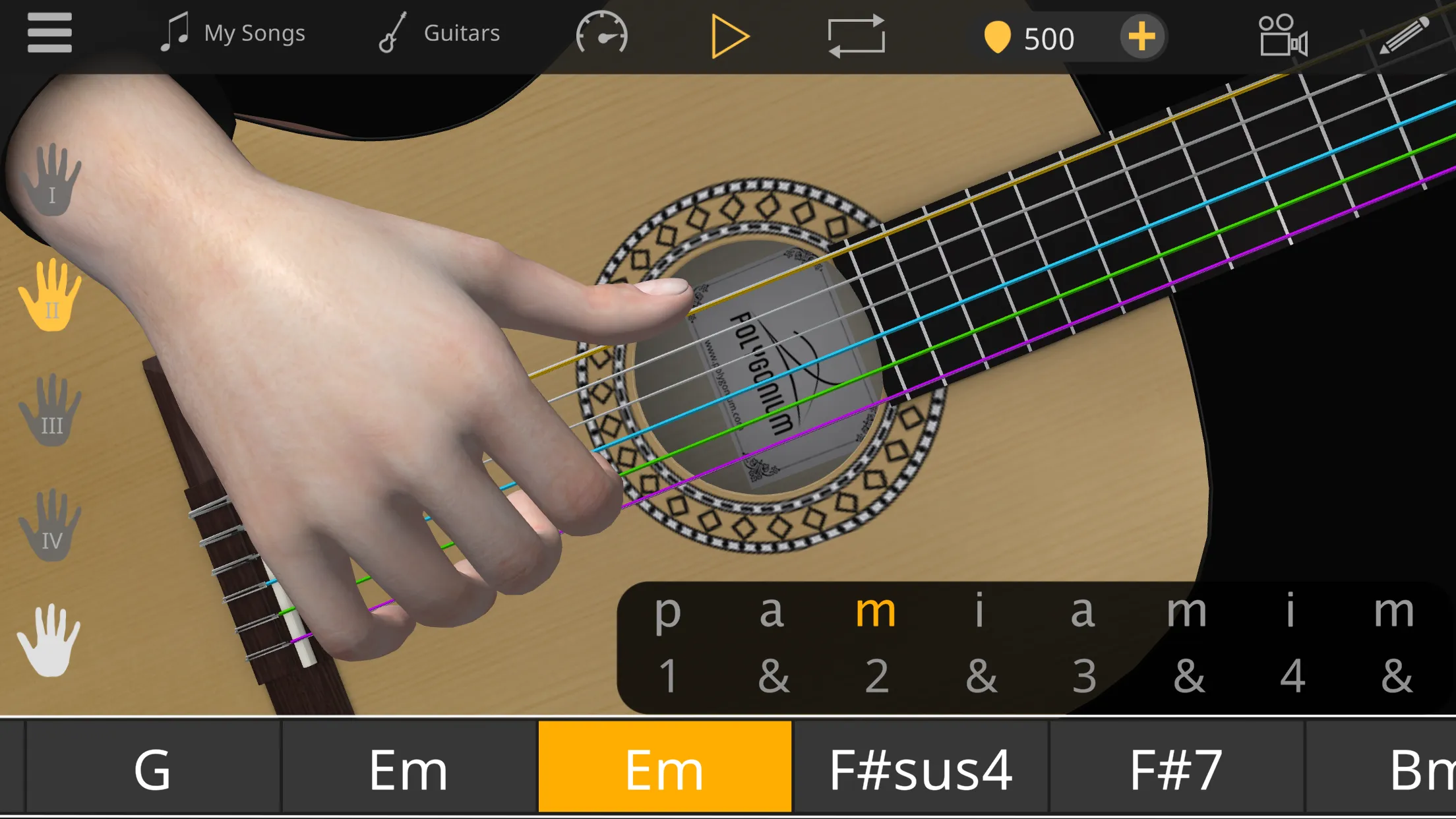 Guitar 3D - Basic Chords | Indus Appstore | Screenshot