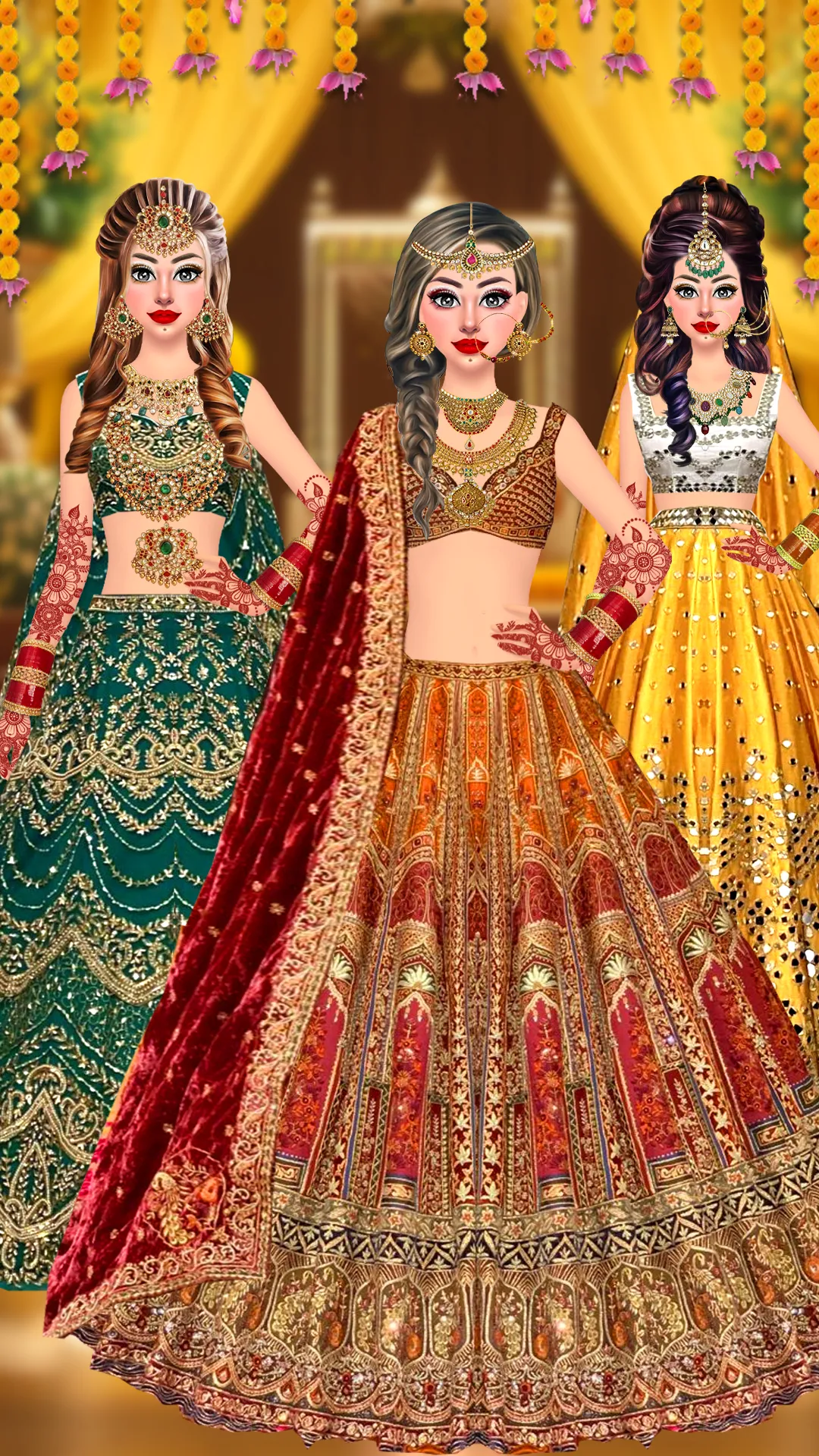 Indian Bridal Dress Up Games | Indus Appstore | Screenshot