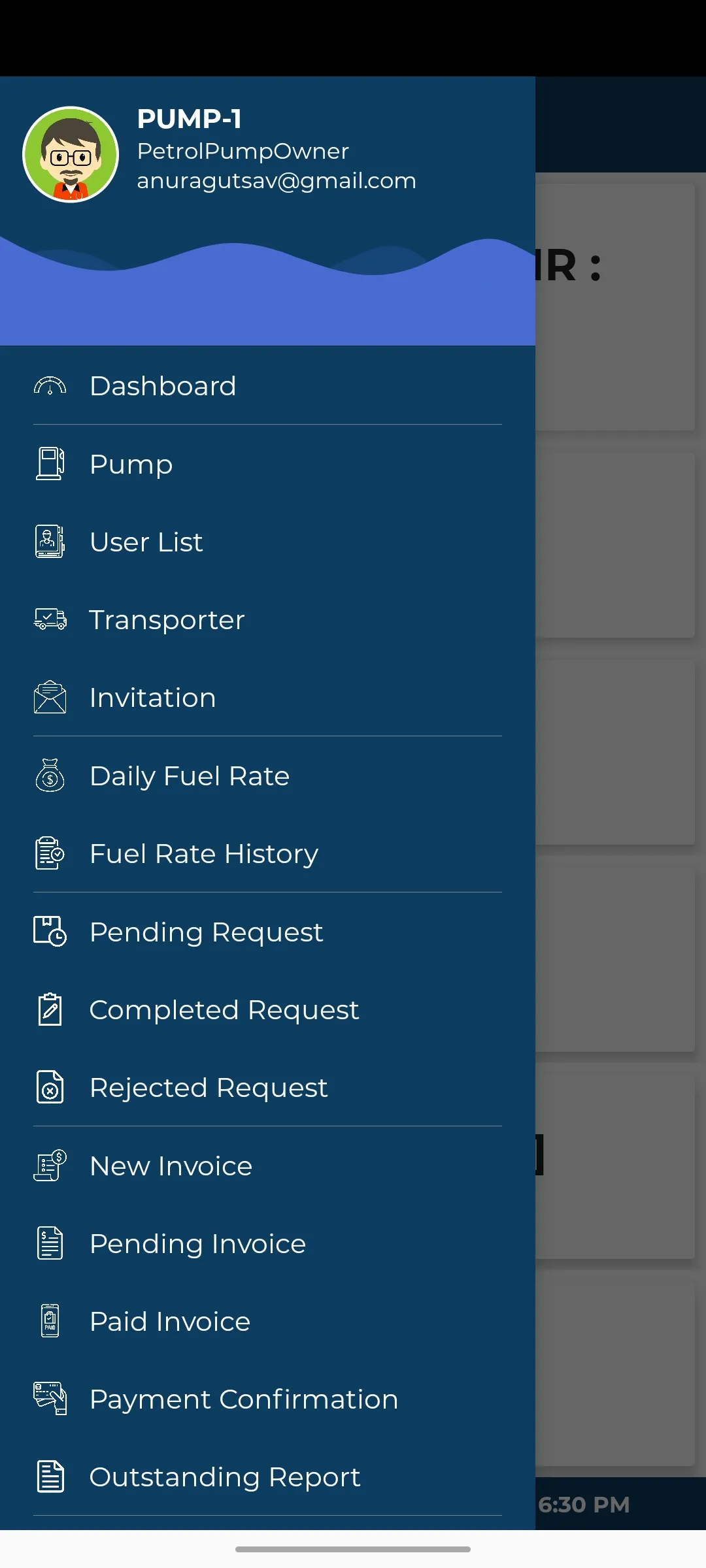 Fuel Request & Filling System | Indus Appstore | Screenshot