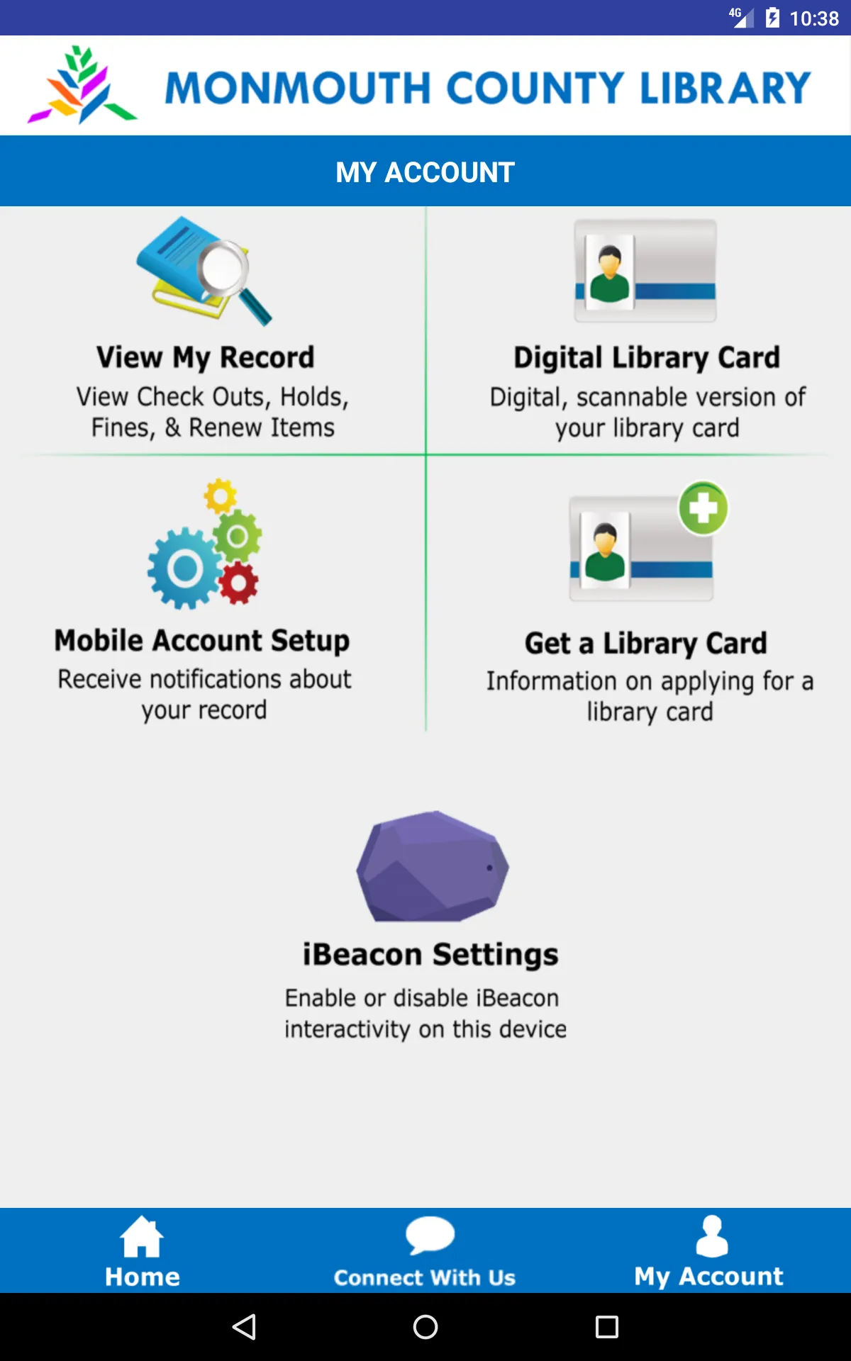 Monmouth County Library Mobile | Indus Appstore | Screenshot