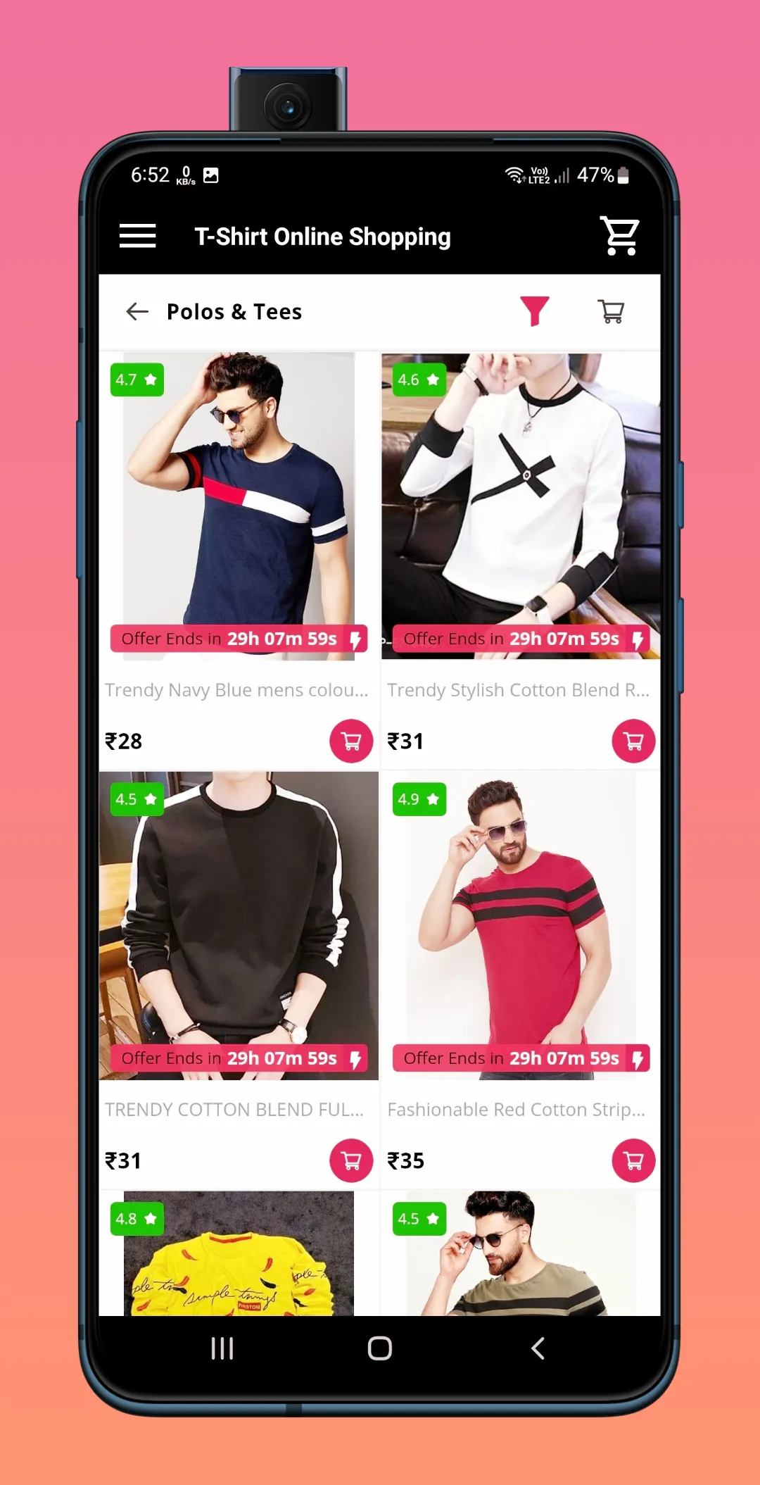 T-Shirt Online Shopping | Indus Appstore | Screenshot