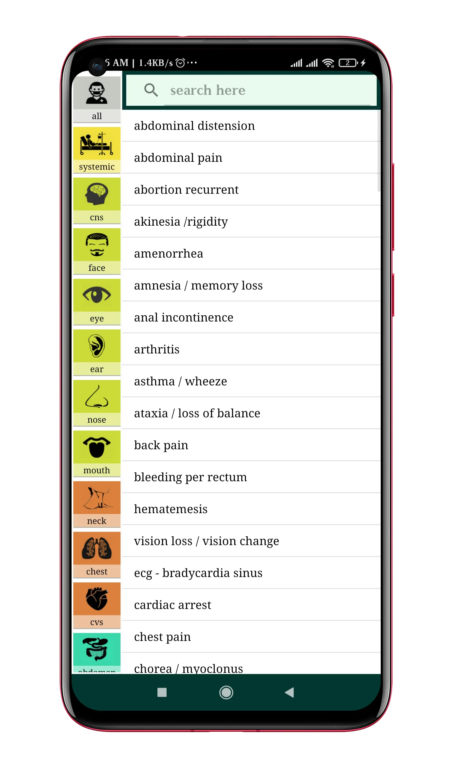 DrugRx (disease,diagnosis) | Indus Appstore | Screenshot