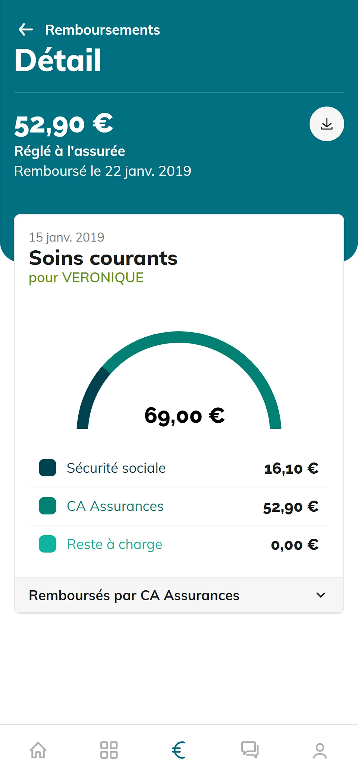 CA Ma Santé | Indus Appstore | Screenshot