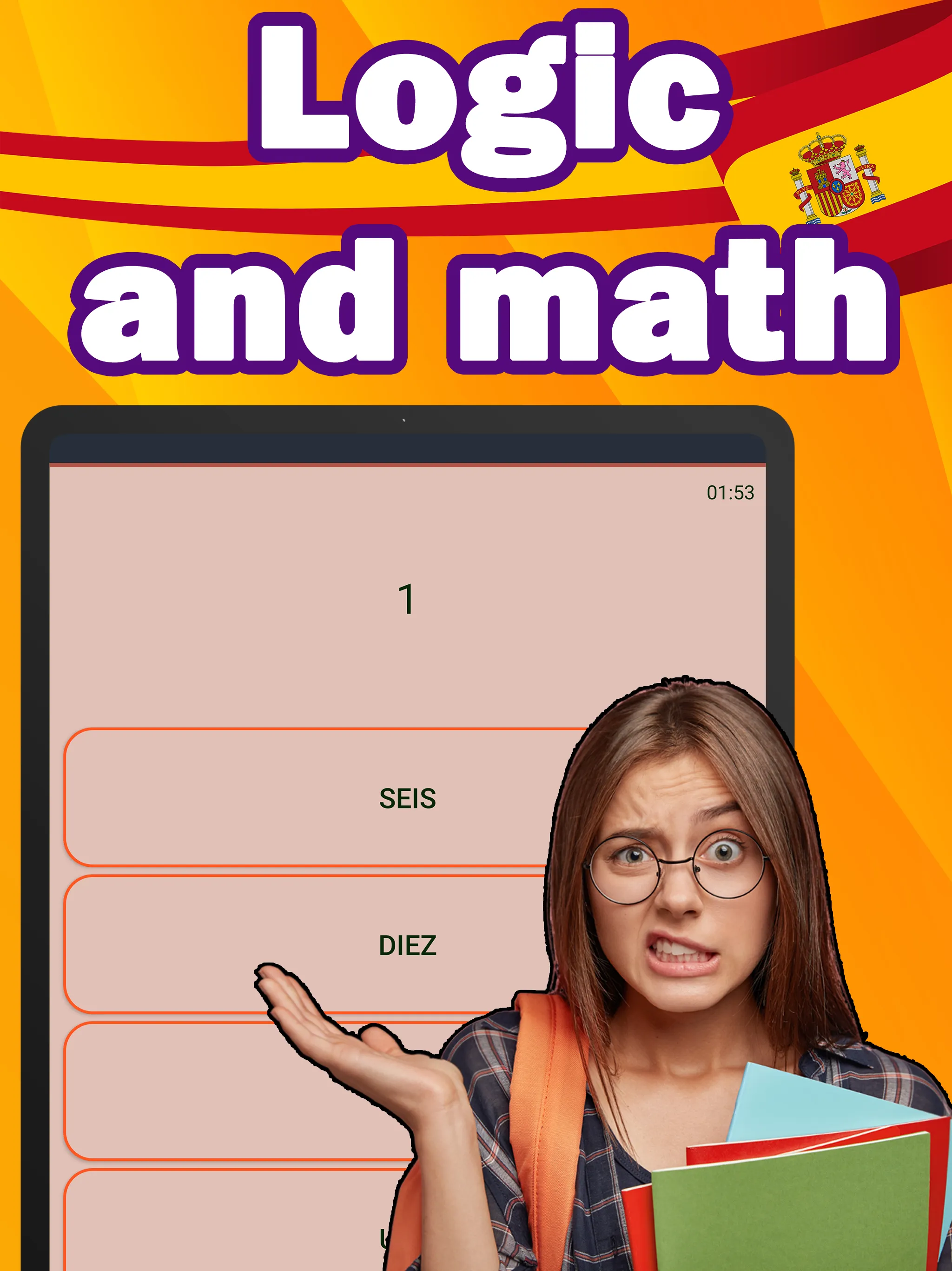 Numbers in Spanish language | Indus Appstore | Screenshot