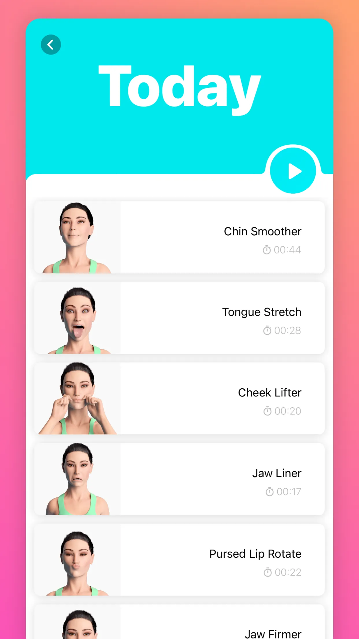 Facial Yoga Guru -Face Fitness | Indus Appstore | Screenshot