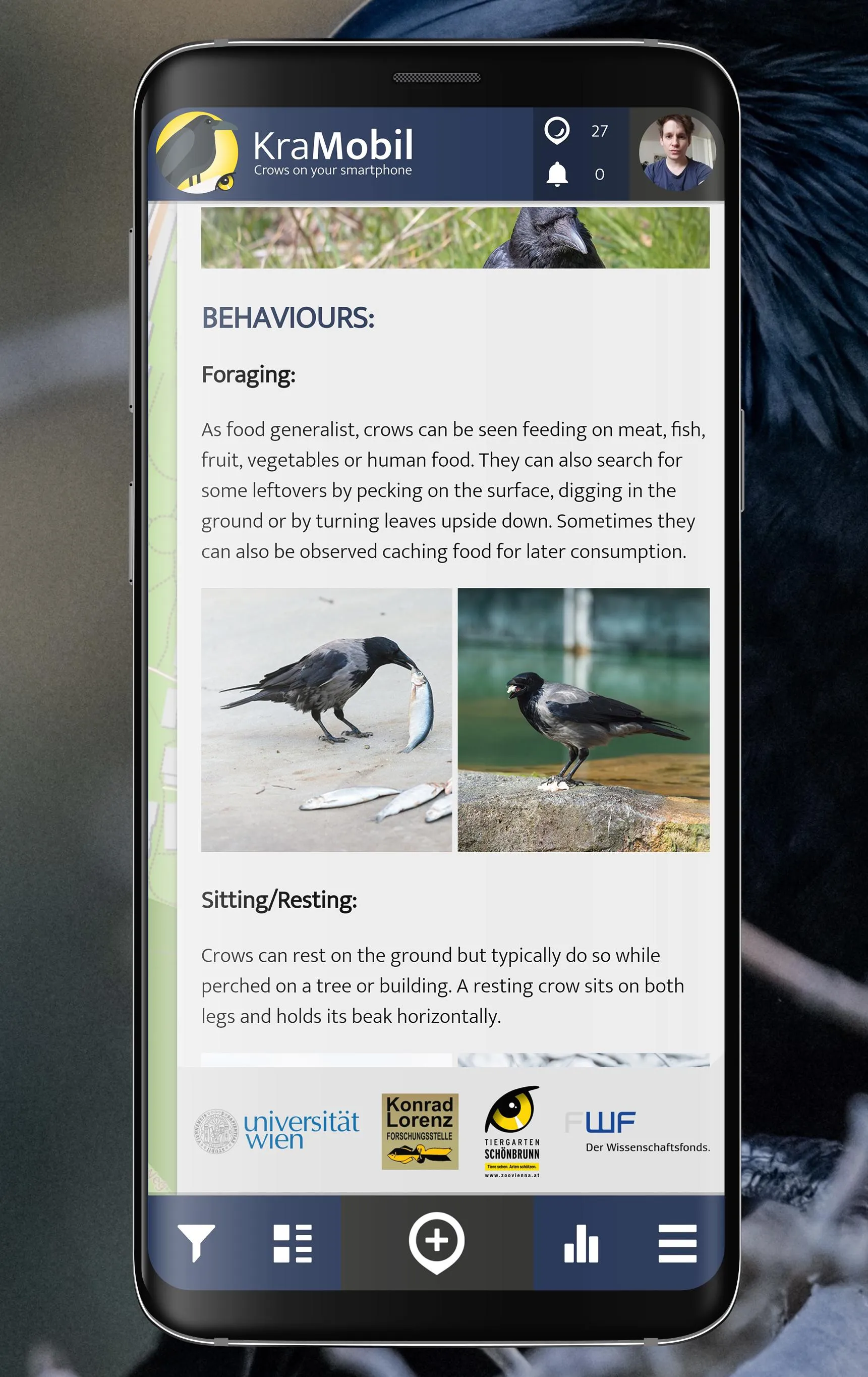 KraMobil - Observing Crows | Indus Appstore | Screenshot