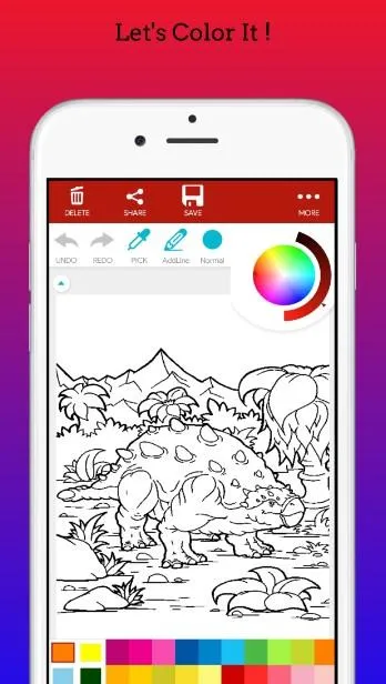 Beast Dinosaur Coloring Book | Indus Appstore | Screenshot