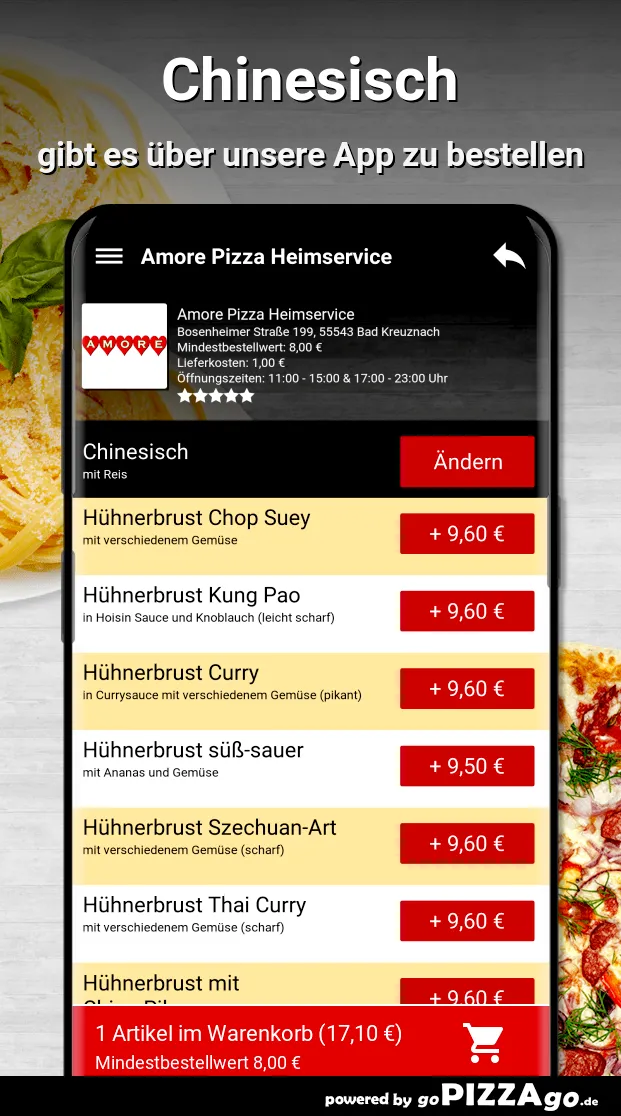 Amore Pizza Heimservice Bad Kr | Indus Appstore | Screenshot