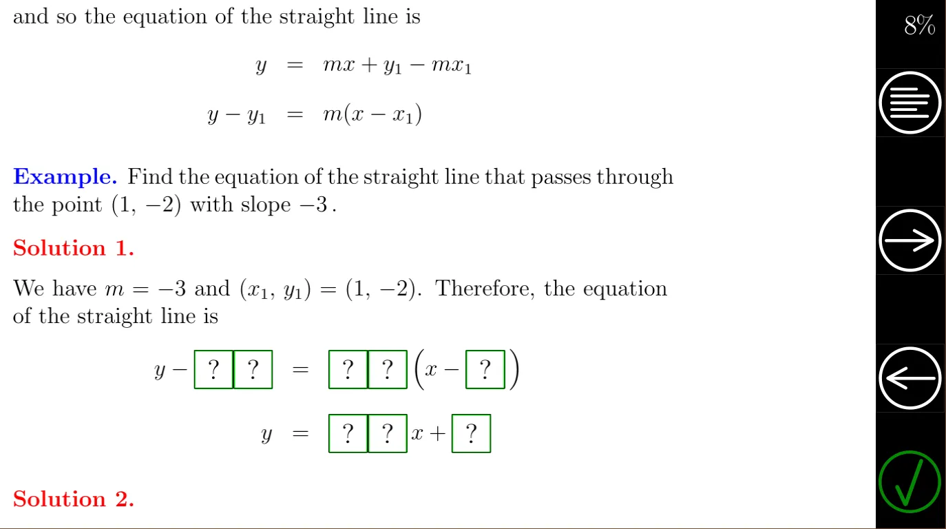 Algebra Tutorial 2: Linear Eqs | Indus Appstore | Screenshot