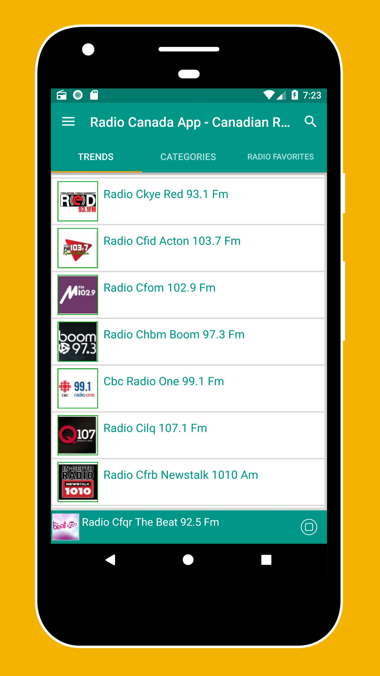 Radio Canada Player - Radio FM | Indus Appstore | Screenshot