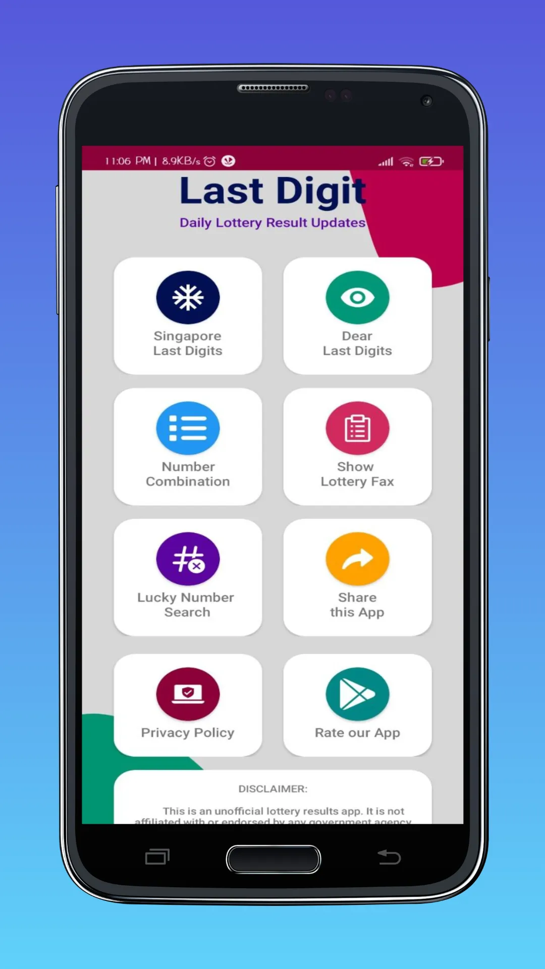 LAST DIGIT - LOTTERY RESULTS | Indus Appstore | Screenshot