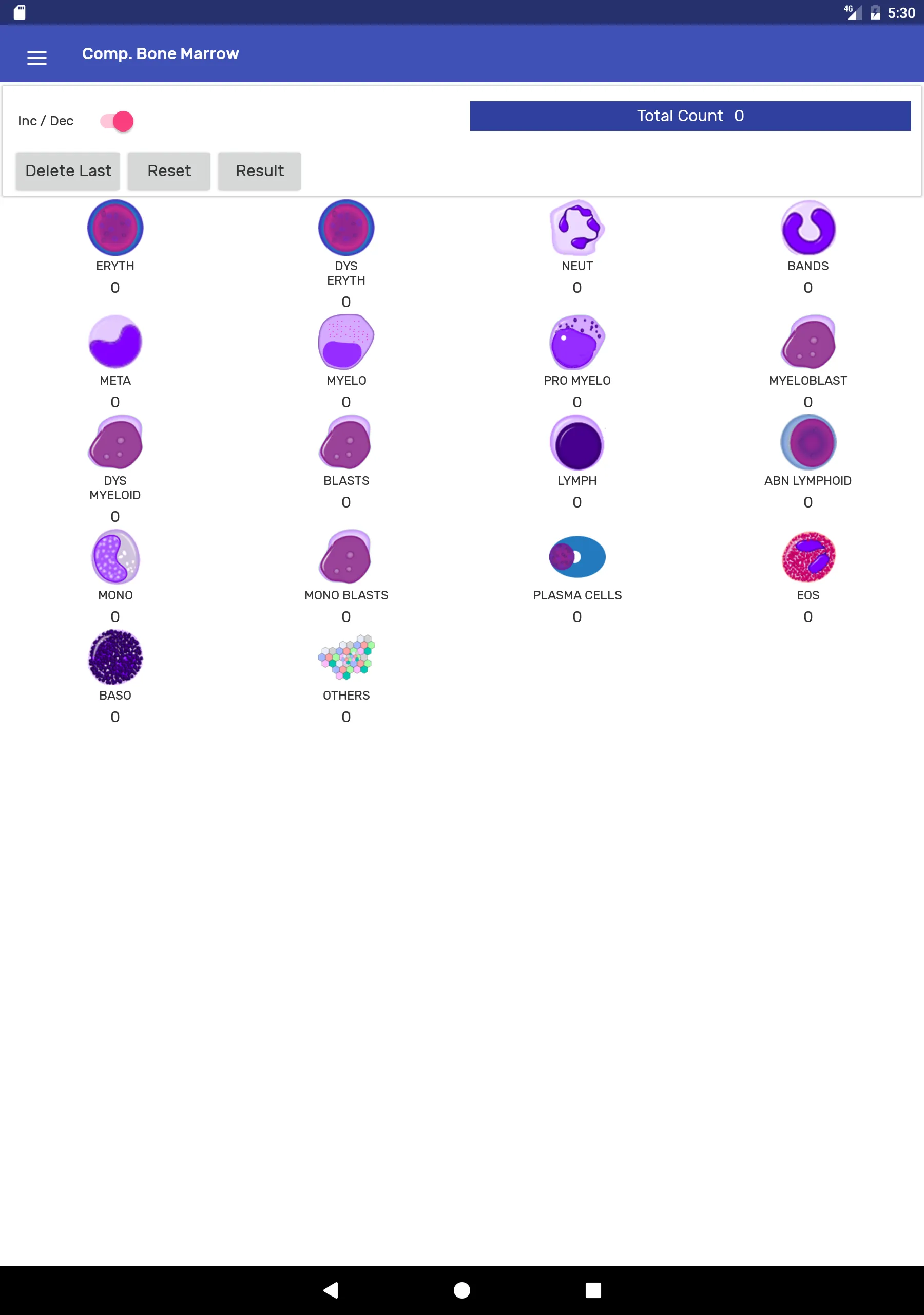 Haematology Counter | Indus Appstore | Screenshot