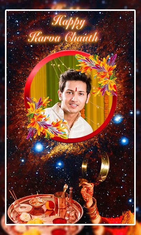 Karwa Chauth Photo Frame | Indus Appstore | Screenshot