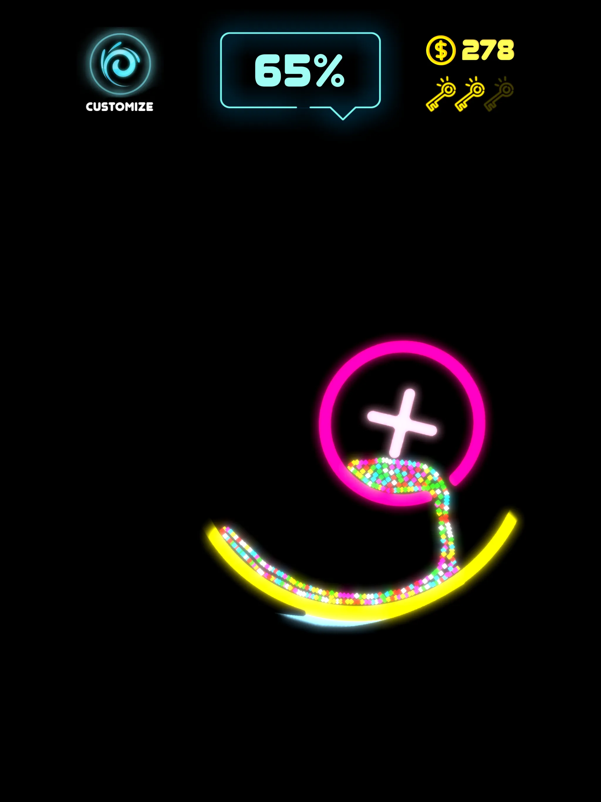 Neon Splash | Indus Appstore | Screenshot