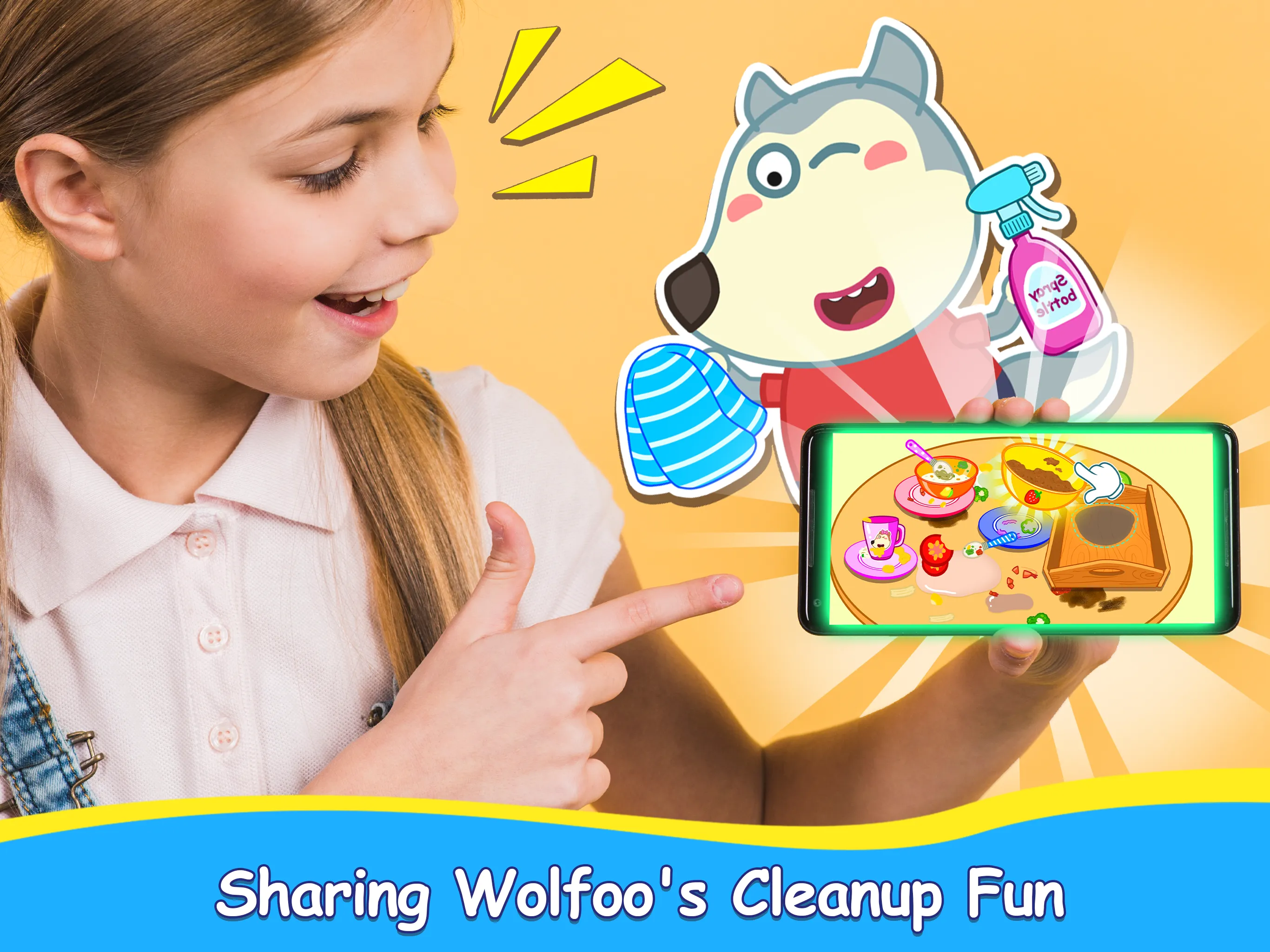 Wolfoo House Cleanup Life | Indus Appstore | Screenshot