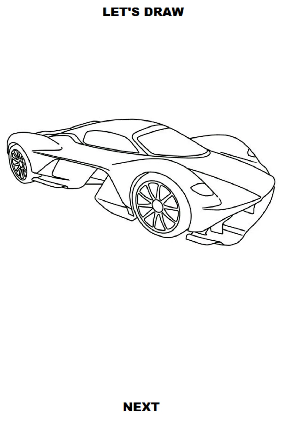 Draw Cars: Hypercar | Indus Appstore | Screenshot