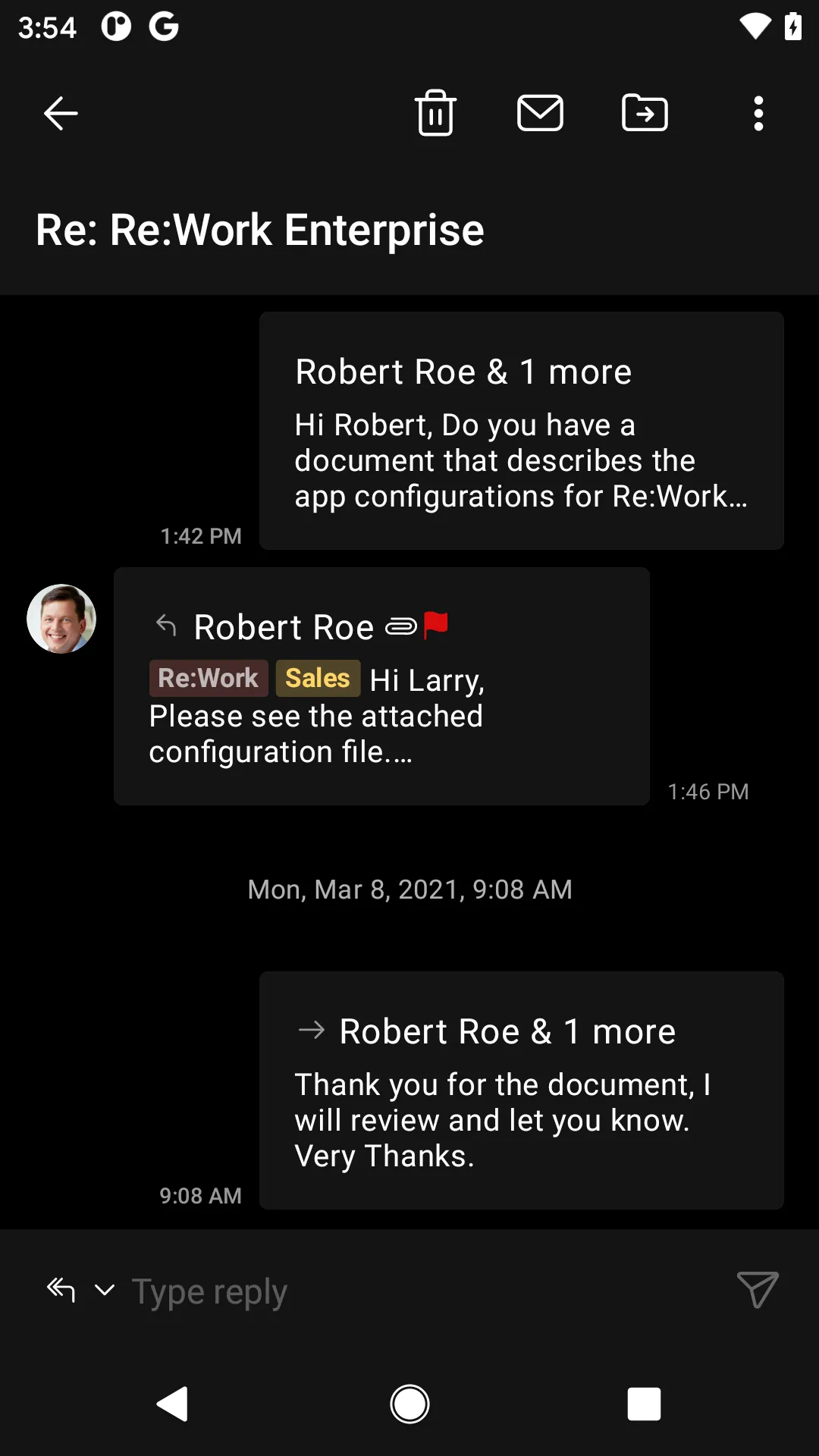 OfficeMail Enterprise | Indus Appstore | Screenshot