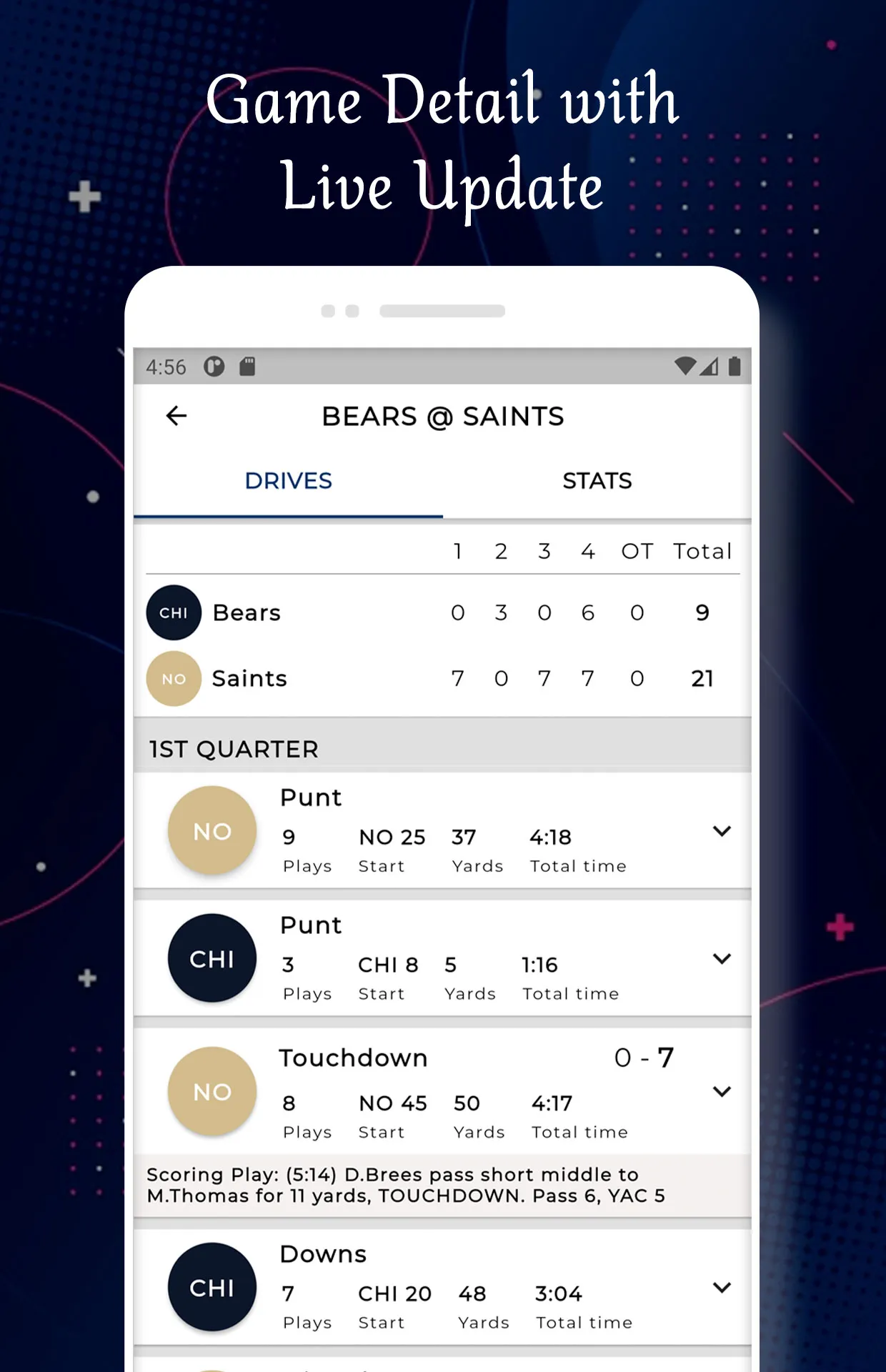 Chicago - Football Live Score | Indus Appstore | Screenshot