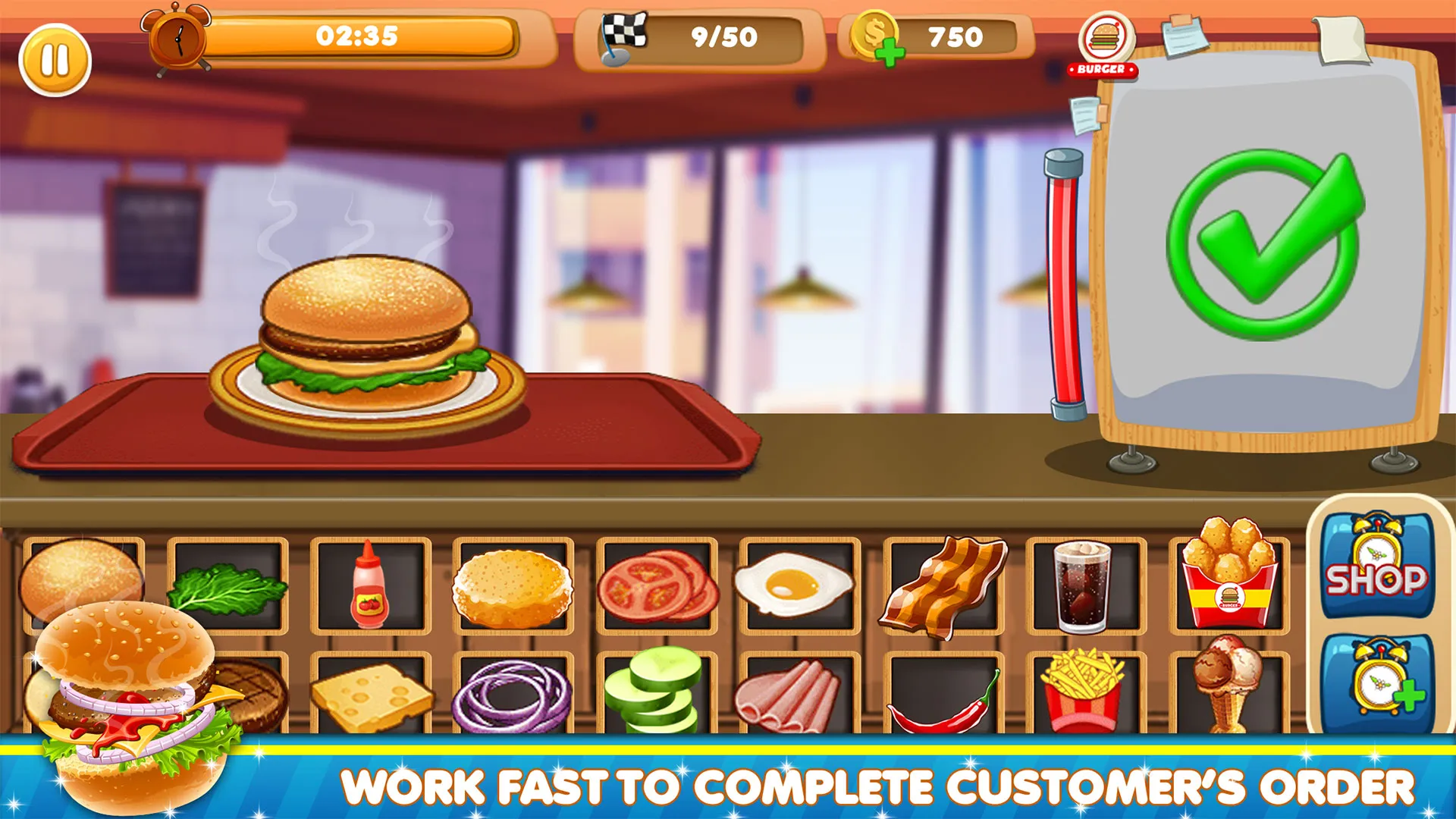 ASMR - Burger Making Shop | Indus Appstore | Screenshot