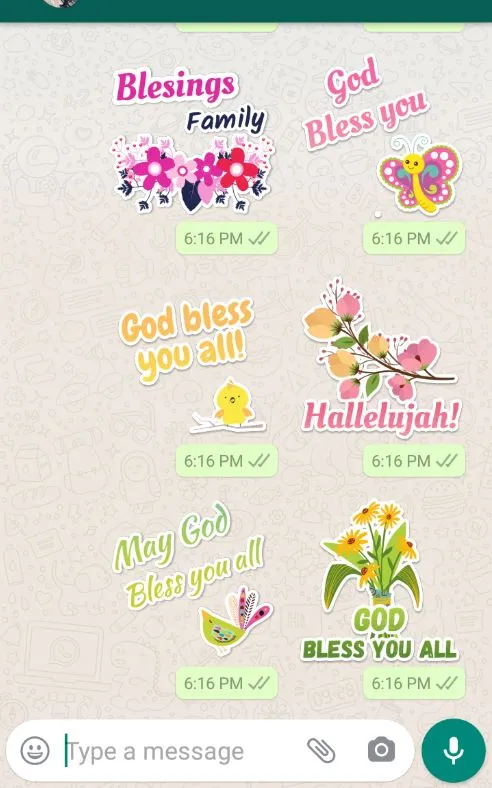 Christian Stickers | Indus Appstore | Screenshot