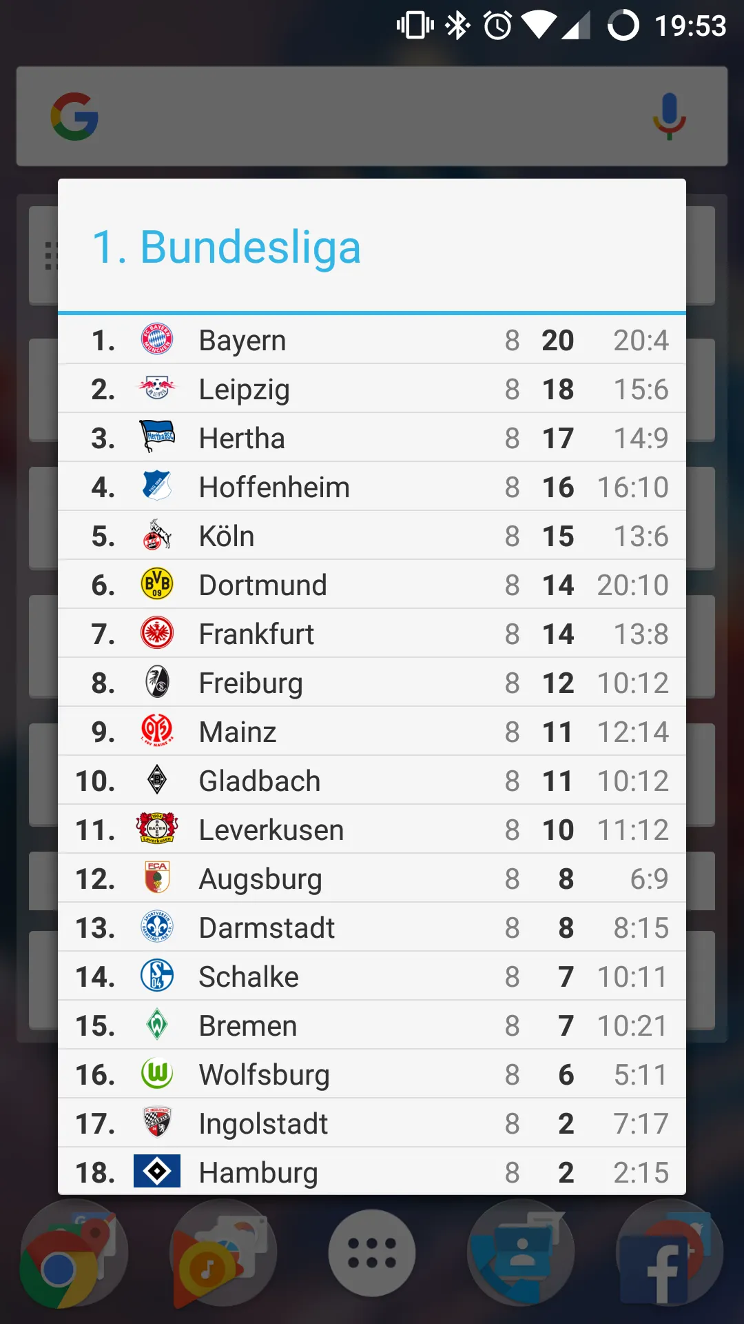 Widget for Bundesliga | Indus Appstore | Screenshot