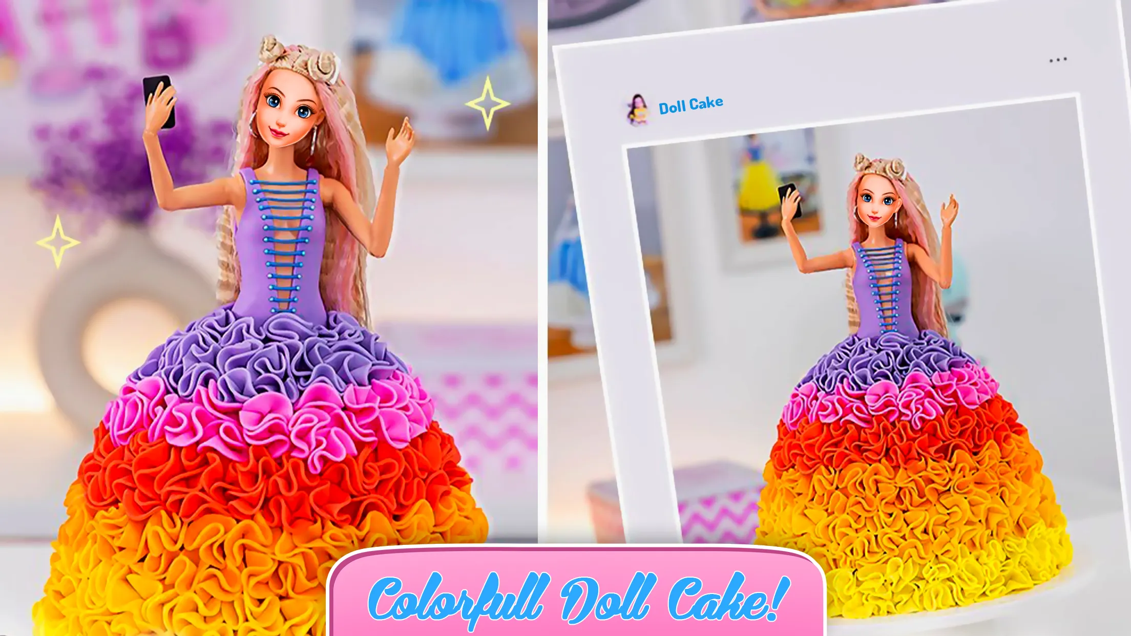 Doll cake decorating Cake Game | Indus Appstore | Screenshot