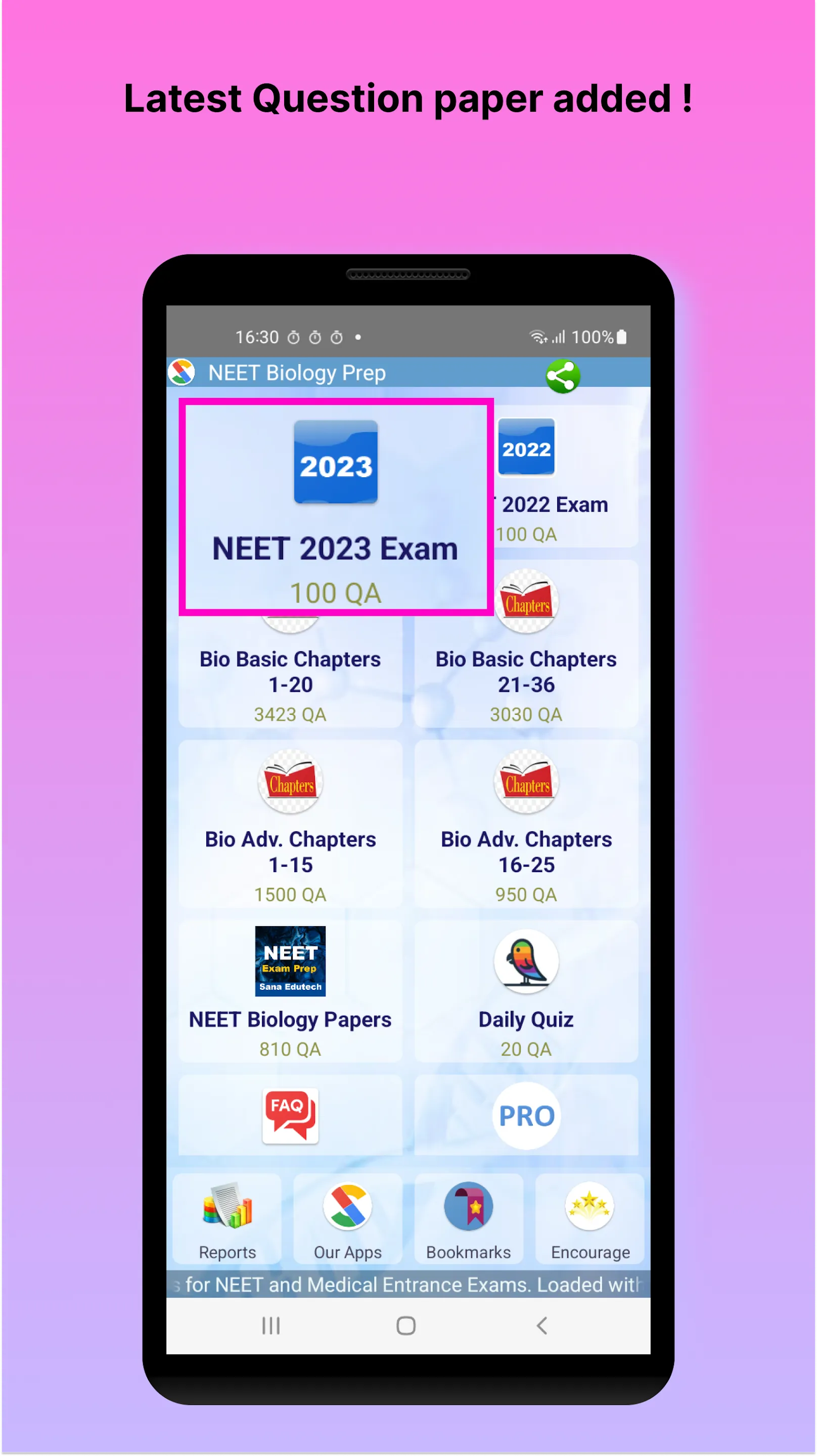 NEET Biology Quiz | Indus Appstore | Screenshot