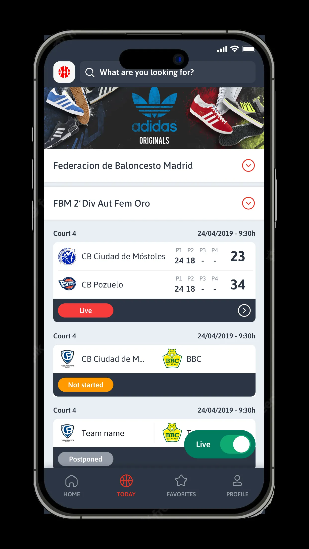 Swiss Basketball | Indus Appstore | Screenshot