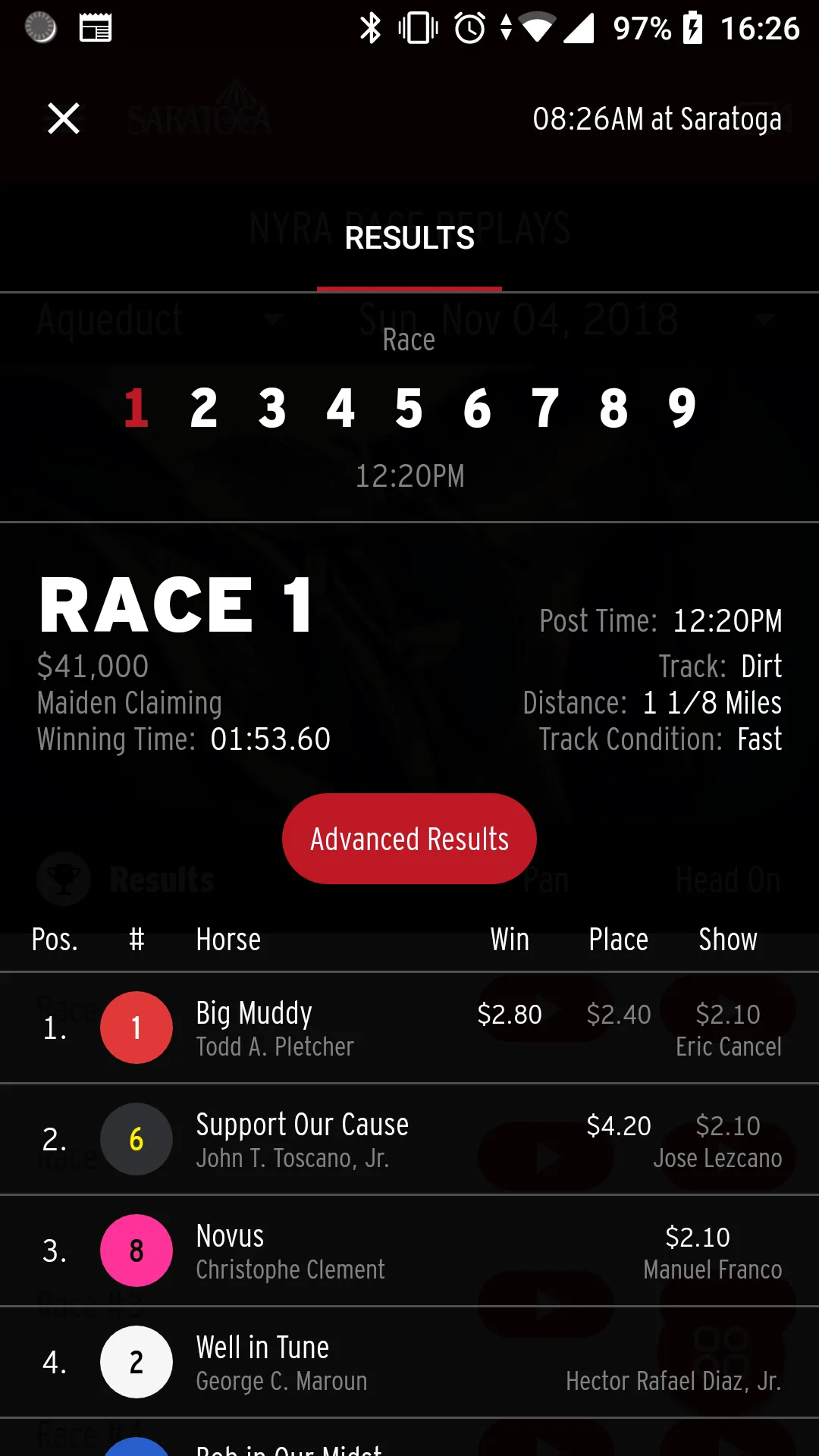 NYRA Now | Indus Appstore | Screenshot