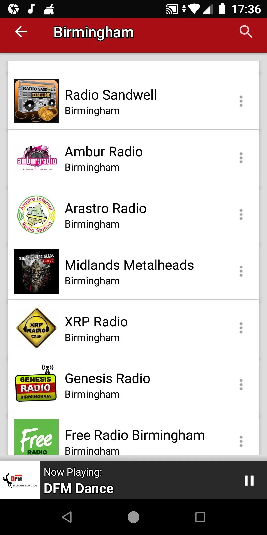 Birmingham Radio Stations - UK | Indus Appstore | Screenshot