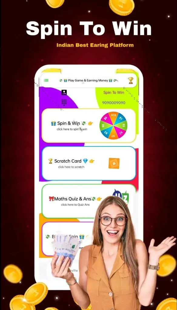 Spin To Win - Cash & Recharge | Indus Appstore | Screenshot