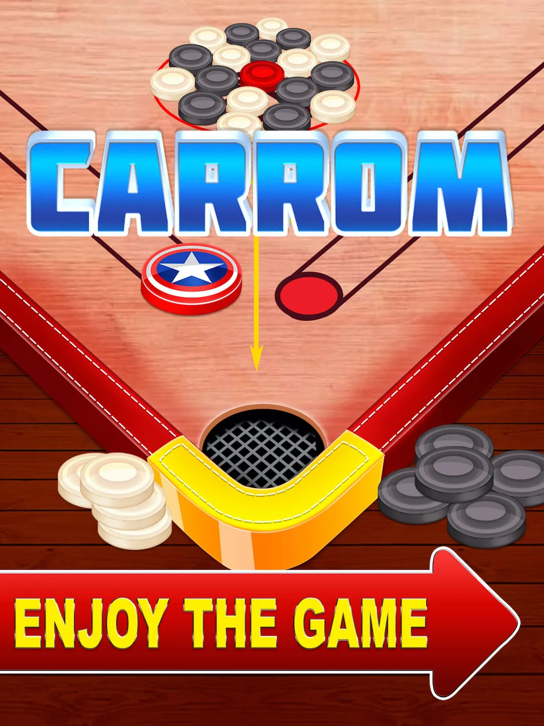 Carrom Disc Pool Board Game | Indus Appstore | Screenshot