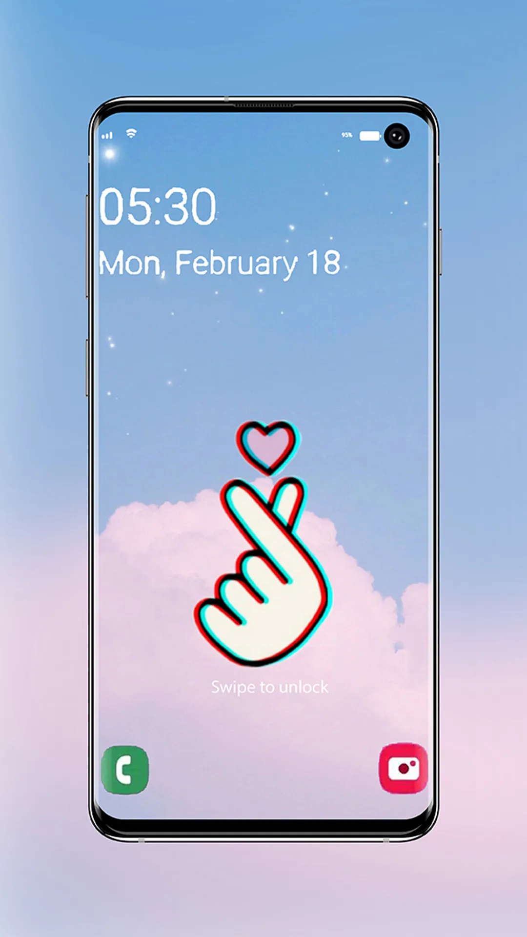 Finger Heart Wallpaper | Indus Appstore | Screenshot