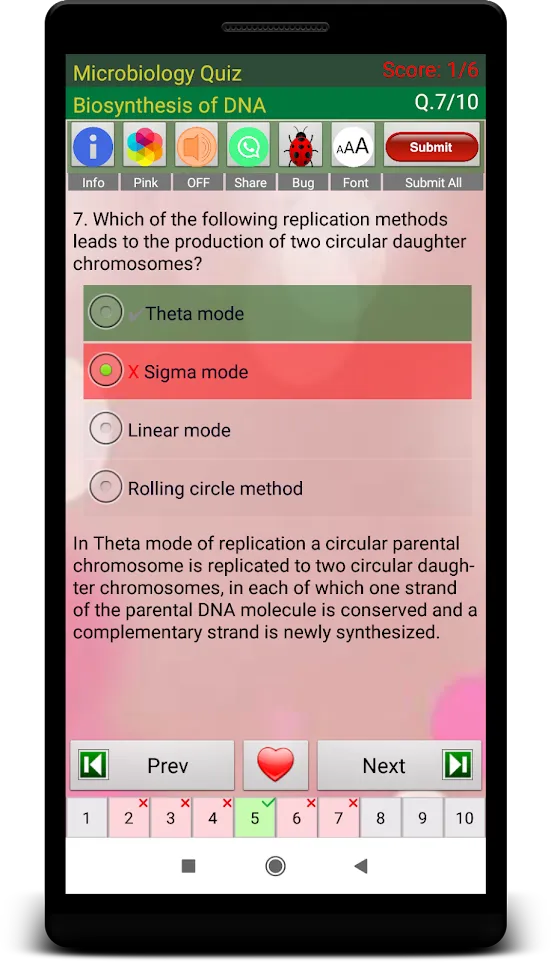 Microbiology Quiz | Indus Appstore | Screenshot