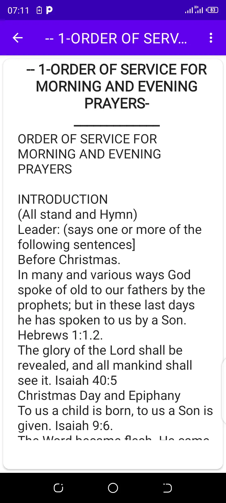 Come and Worship | Indus Appstore | Screenshot