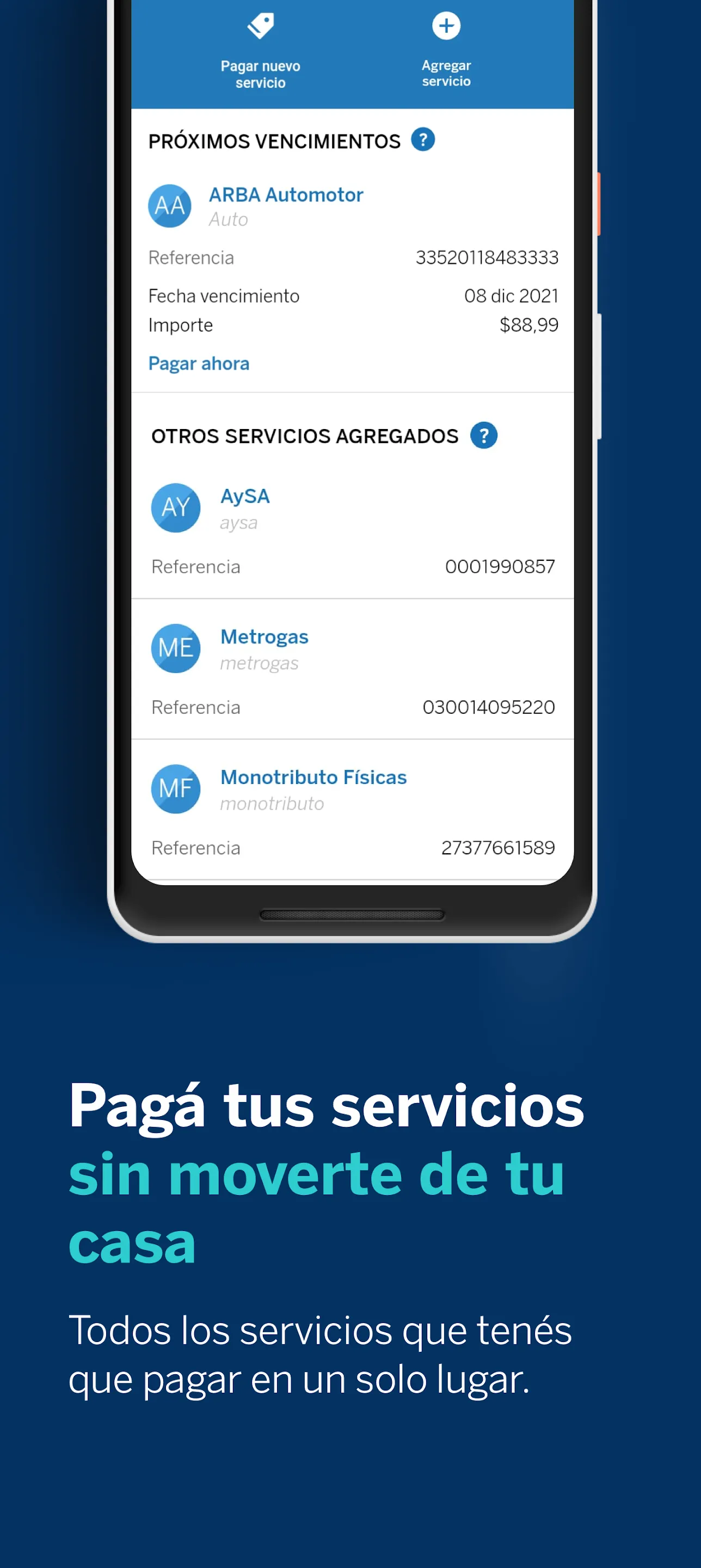 BBVA Argentina | Indus Appstore | Screenshot