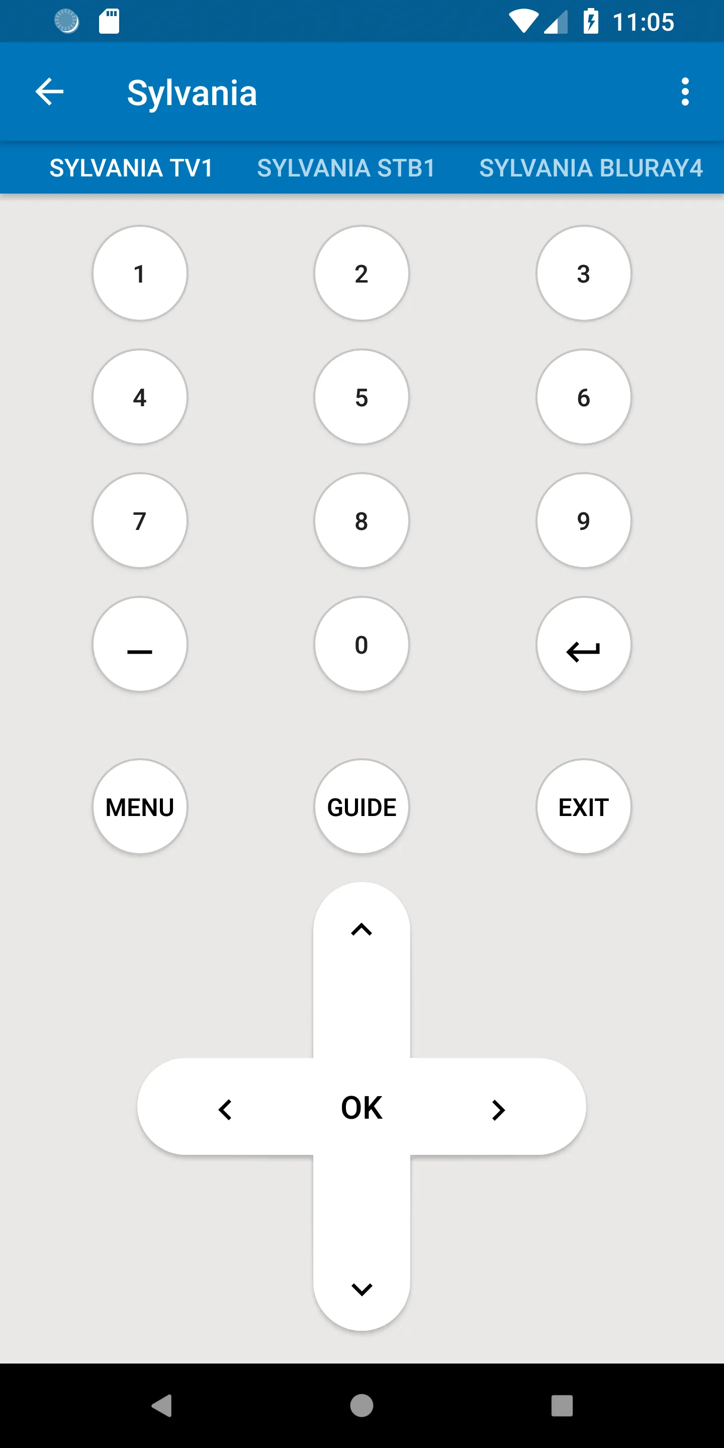 Universal Remote For Sylvania | Indus Appstore | Screenshot