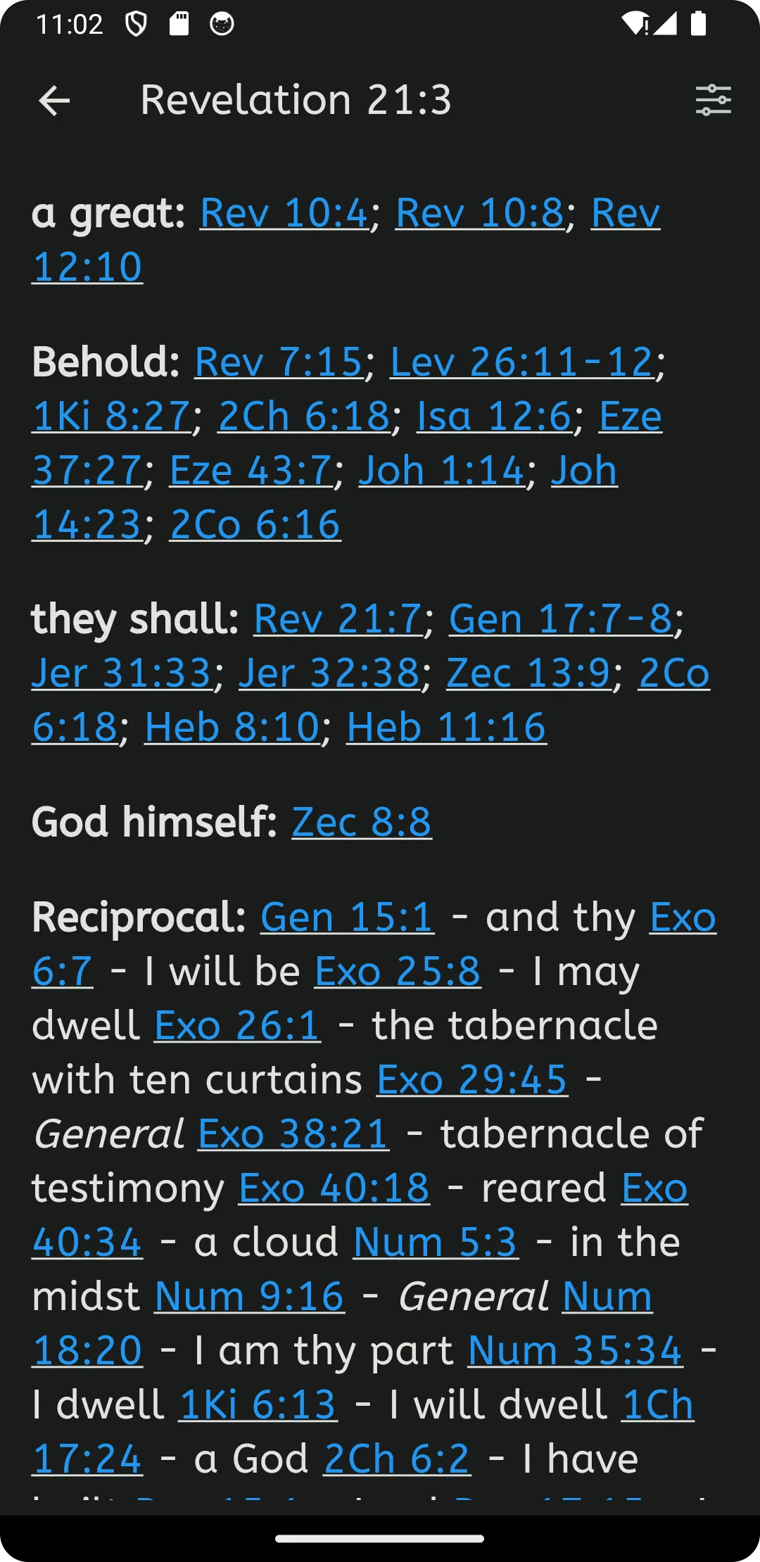 Cross Reference Bible Offline | Indus Appstore | Screenshot