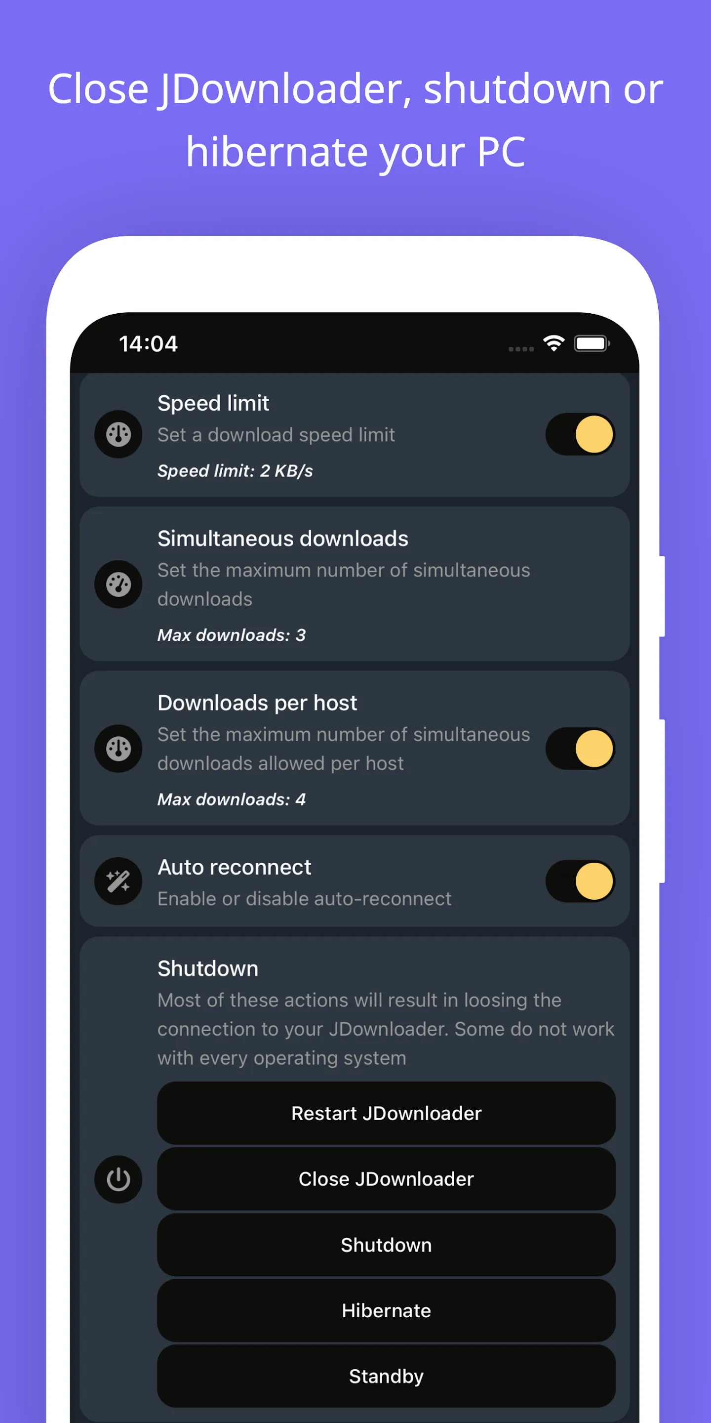 JDownloader Remote Control | Indus Appstore | Screenshot