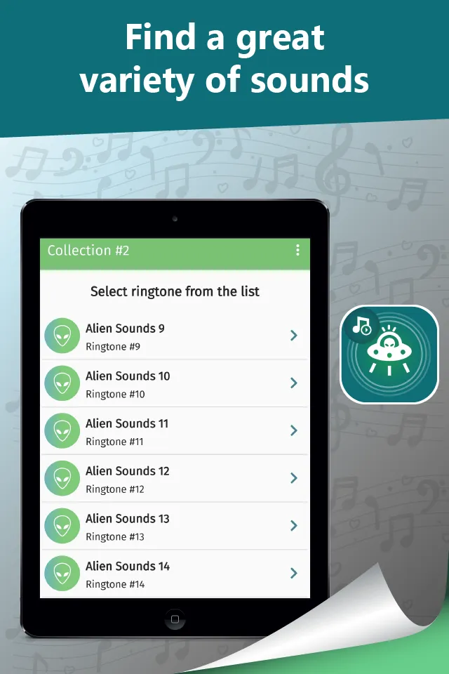 Alien Ringtones | Indus Appstore | Screenshot