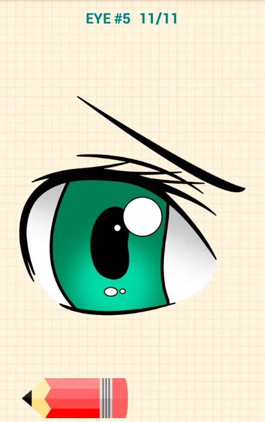 How to Draw Anime Eyes | Indus Appstore | Screenshot