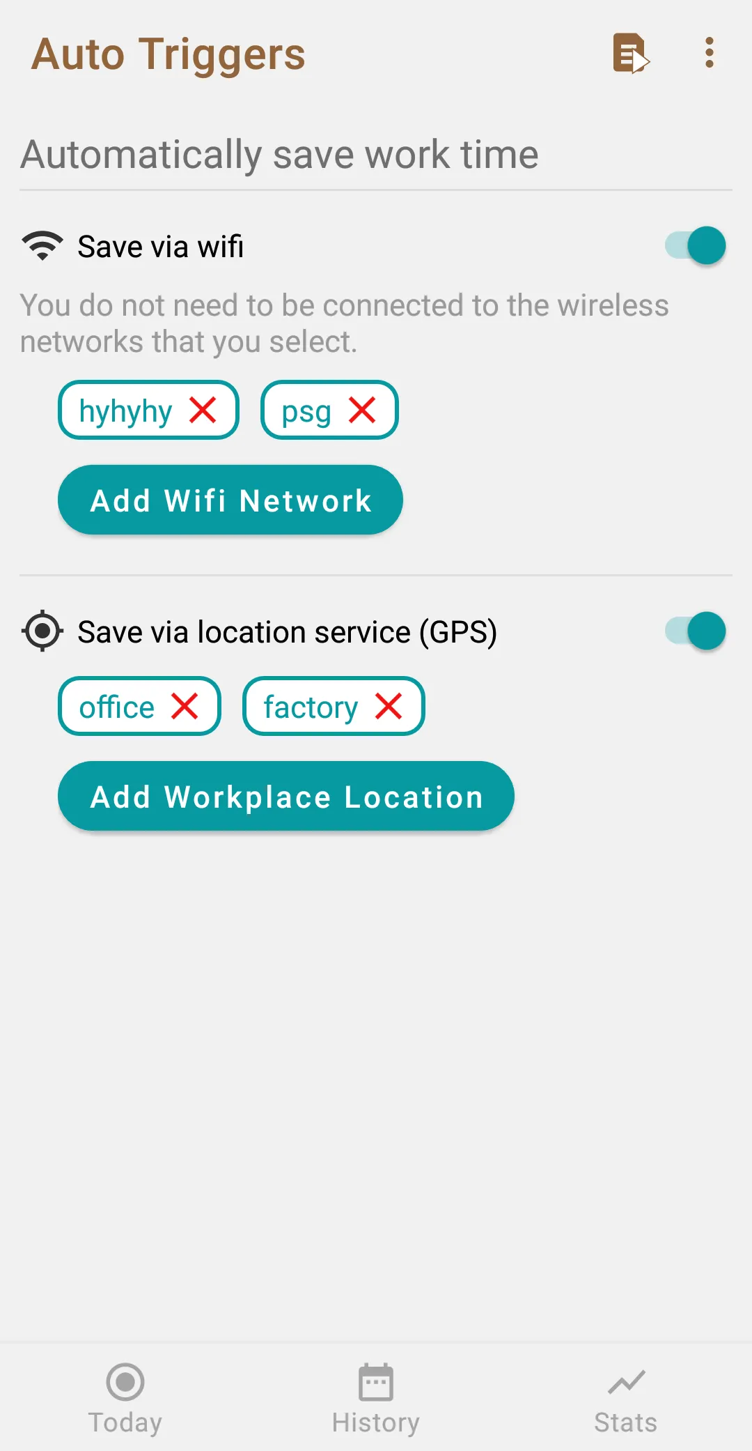 Shift Tracking -Auto(GPS+Wifi) | Indus Appstore | Screenshot