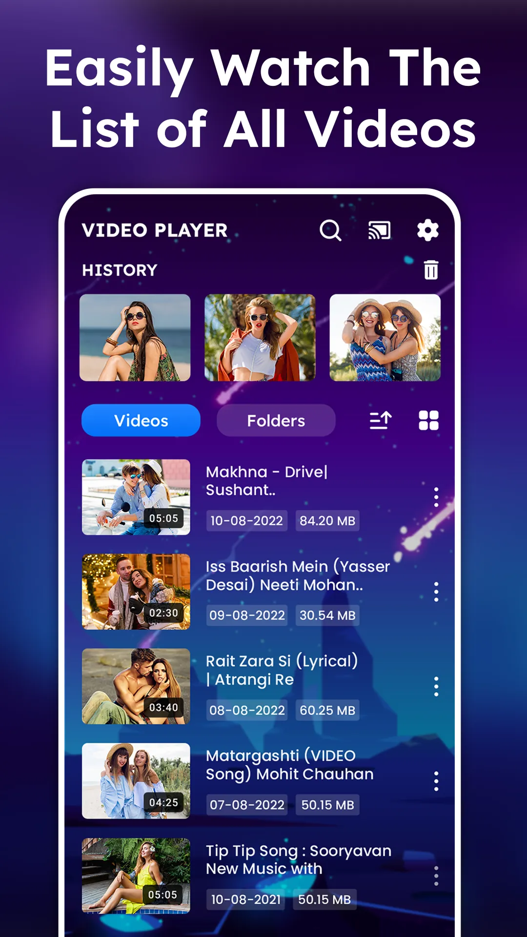 Full HD Video Player | Indus Appstore | Screenshot