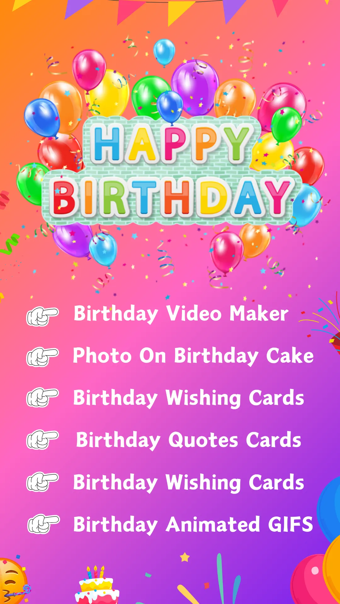 Birthday Status & Video Maker | Indus Appstore | Screenshot