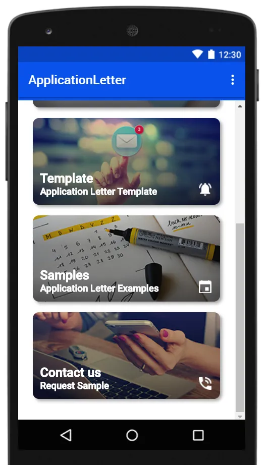 Application Letter Samples | Indus Appstore | Screenshot